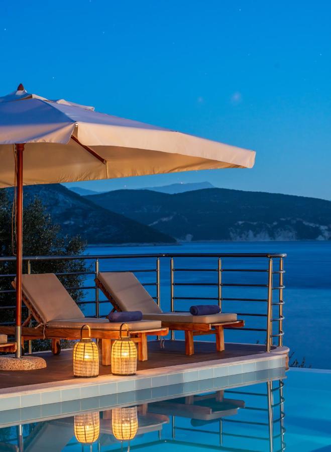 Iris Villas Lefkada - Marine Villa With Private Sea Access Syvota Exterior foto