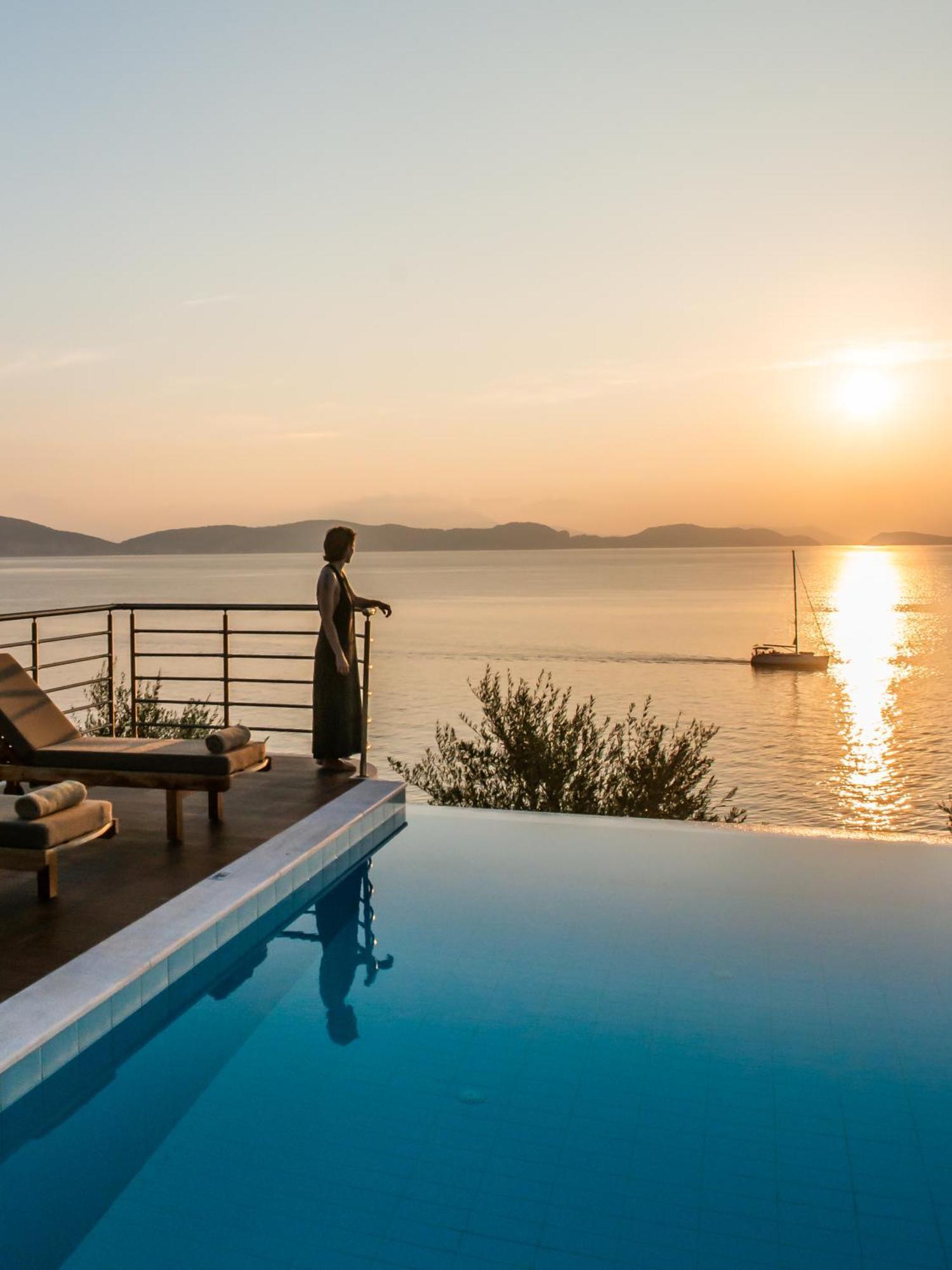 Iris Villas Lefkada - Marine Villa With Private Sea Access Syvota Exterior foto
