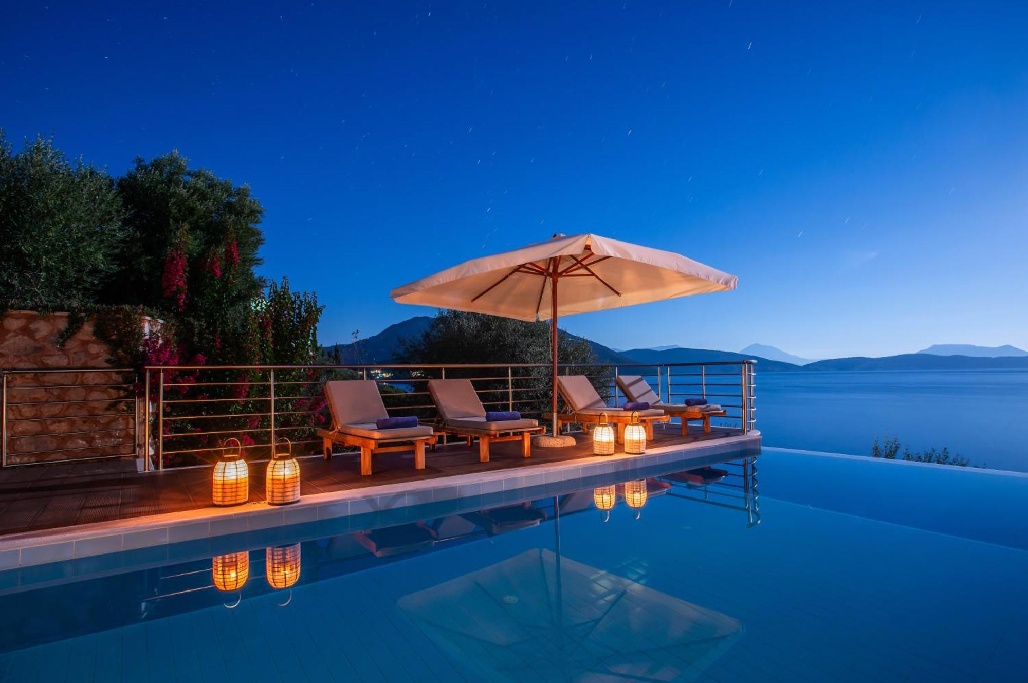 Iris Villas Lefkada - Marine Villa With Private Sea Access Syvota Exterior foto