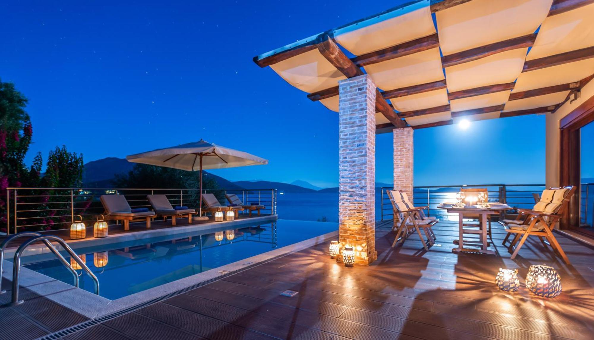 Iris Villas Lefkada - Marine Villa With Private Sea Access Syvota Exterior foto